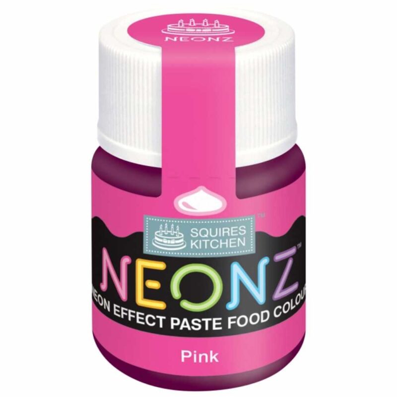 NEON Z Kleurstof Gel Roze 20g Squires Kitchen Pink