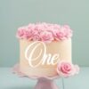 Miniowe Formy 3D Taartdecoratie "One" 8x5.9cm Goud - Afbeelding 2