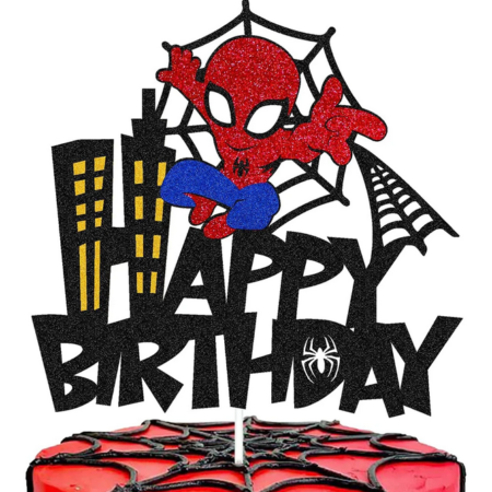 Papier cake topper spiderman