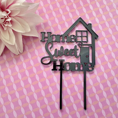 Cake topper home sweet home