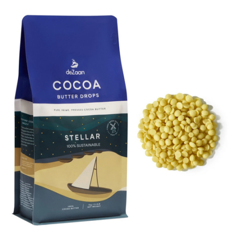 deZaan Cacaoboter Druppels Stellar 1kg