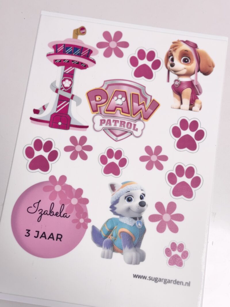 Paw Patrol -Eetbare print Icing Sheet A4 - Afbeelding 3