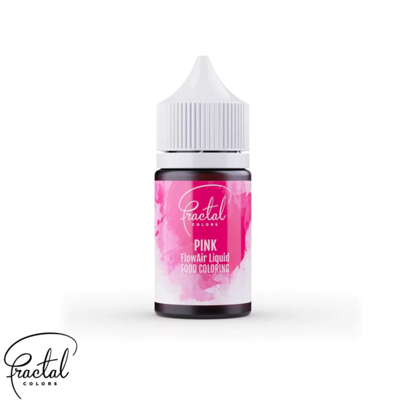 Fractal - Airbrush FlowAir Liquid Food Coloring - Pink   - 30g