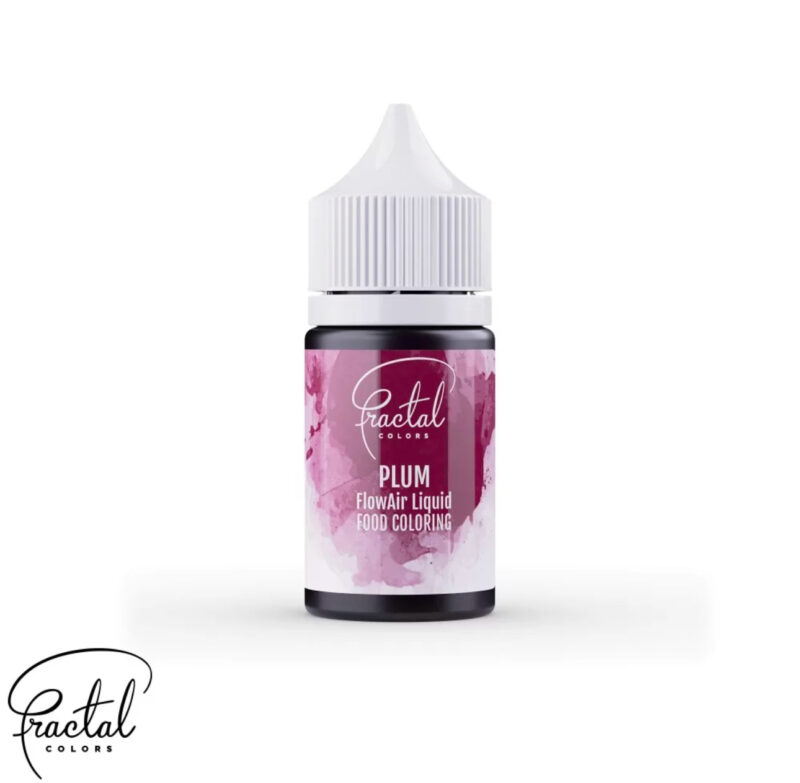 Fractal - Airbrush FlowAir Liquid Food Coloring -  Plum  - 30g