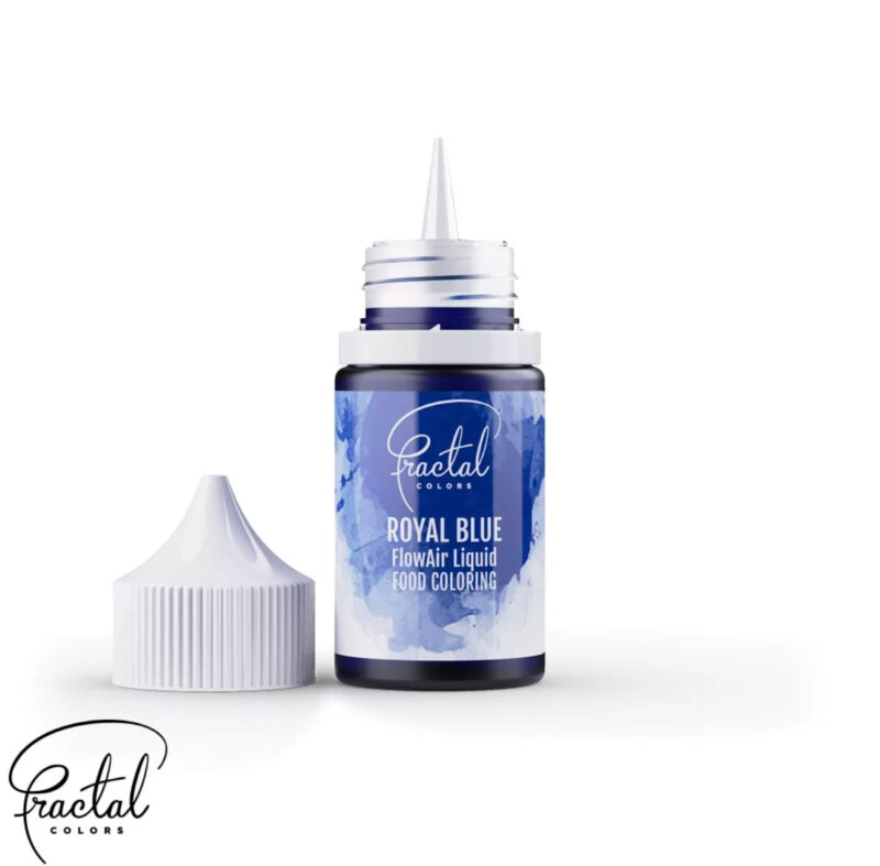 Fractal - Airbrush FlowAir Liquid Food Coloring -  Royal Blue  - 30g - Afbeelding 2